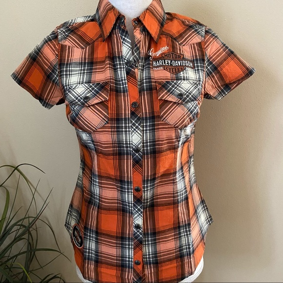 NWOT Harley-Davidson Shirt Size Petite XS - Picture 2 of 8